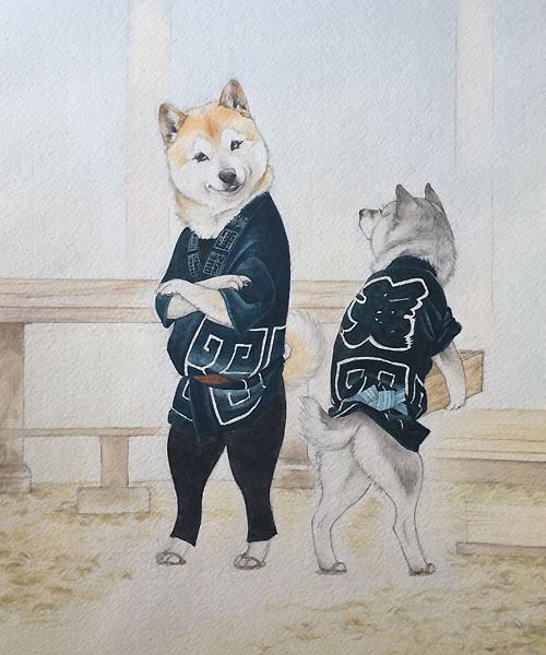 『犬の大工さん』