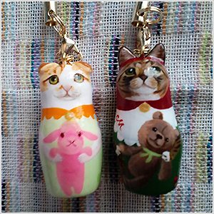 立体作品(マトリョーシカ)：スコティッシュホールド(ココちゃん)