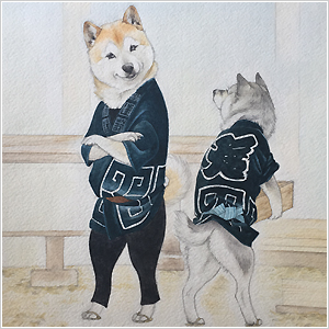 オーダー作品『犬の大工さん』